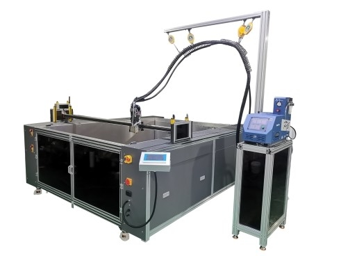 Professional 2-3Kg/h Precision 0.2-0.8mm Nozzle XY Glue Plotter with 220V