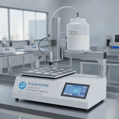 Traceur de colle XY avec une sortie de 2-3 kg par heure, fonctionnement convivial pour les applications de colle industrielle