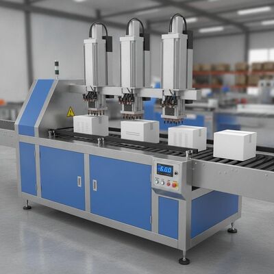 Traceur de colle XY CNC Gluer avec une vitesse sélectionnable en continu jusqu'à 6 M/S et une application de colle à partir de trois têtes prenant en charge n'importe quelle taille de colle tranchante