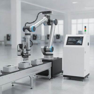 1.5 M/Sec Vitesse 0,6-0,8 Pa Pression XY Plotter de colle CNC Collecteur à fusion chaude et collage froid en une seule opération